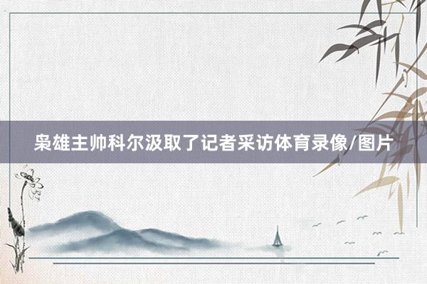 枭雄主帅科尔汲取了记者采访体育录像/图片