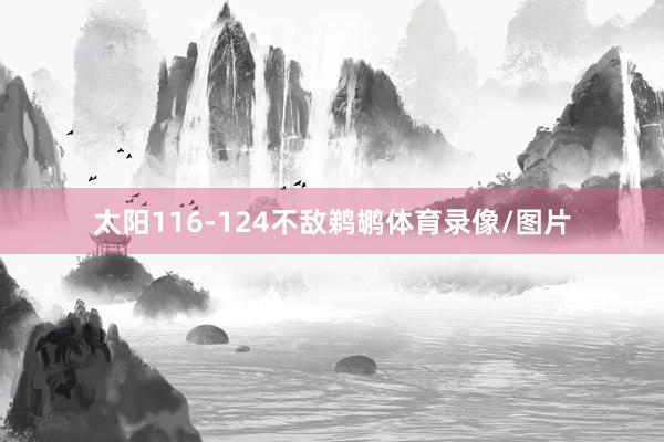 太阳116-124不敌鹈鹕体育录像/图片